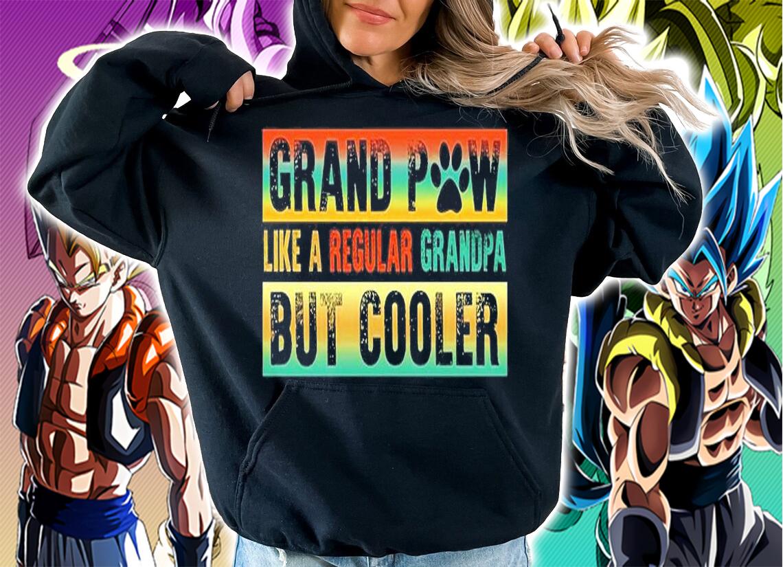 Grandpaw Like A Regular Grandpa But Cooler T-Shirt t-shirt