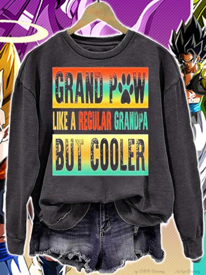 Grandpaw Like A Regular Grandpa But Cooler T-Shirt t-shirt