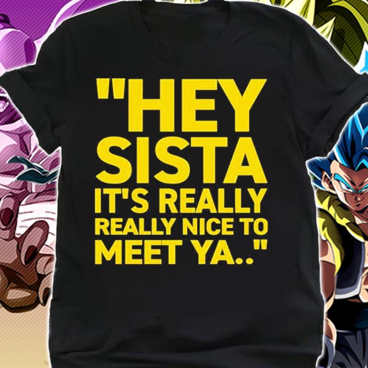 Hey Sista It's Really Really Nice To Meet Ya Trash Fit Pics Shirt t-shirt shirt