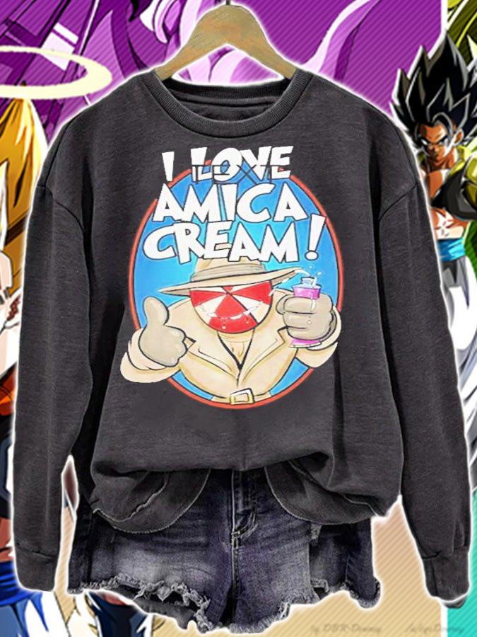 I Love Amica Cream That Umbrella Guy T-Shirt t-shirt sweatshirt