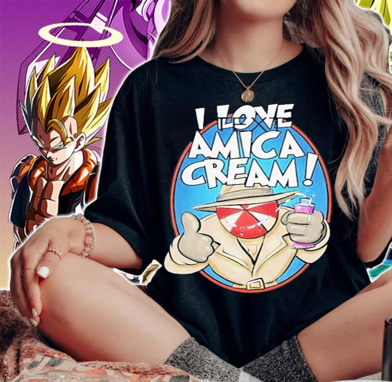 I Love Amica Cream That Umbrella Guy T-Shirt t-shirt woman shirt
