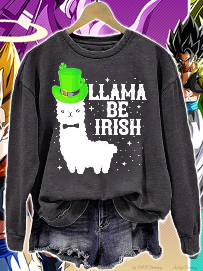 Llama Be Irish St Patrick's Day T-Shirt t-shirt