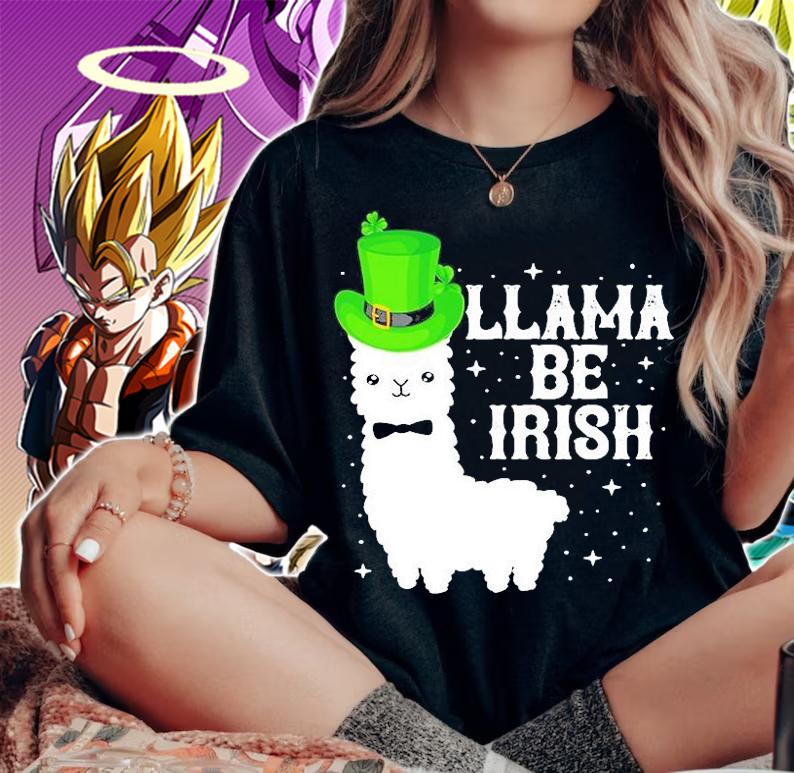 Llama Be Irish St Patrick's Day T-Shirt t-shirt