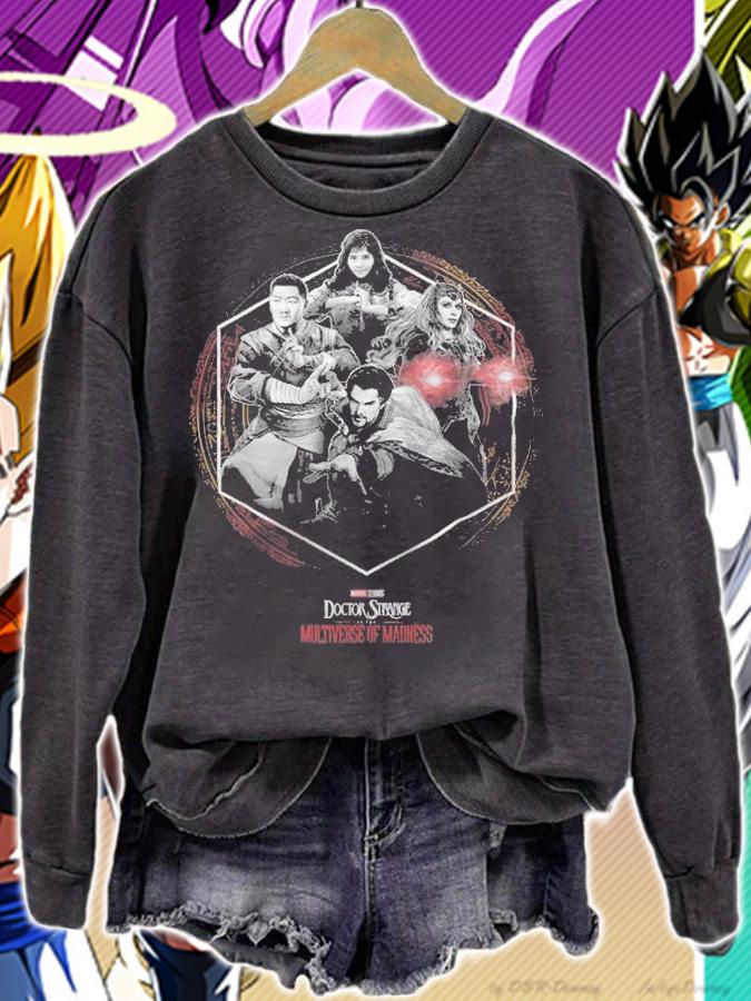 Marvel Dr. Strange Grouped Heroes poster T-shirt t-shirt sweatshirt