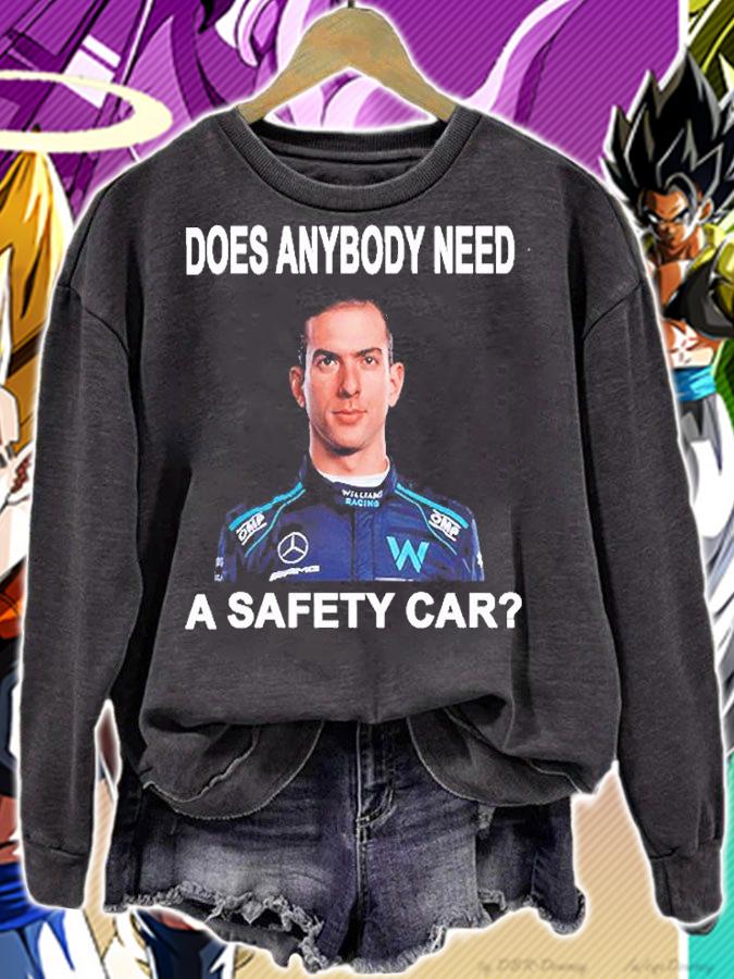Nicholas Latifi Does Anybody Need A Safety Car T-Shirt t-shirt