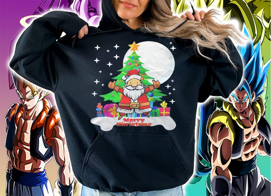 Santa Claus Merry Christmas Tree Gifts Funny Shirt t-shirt hoodie