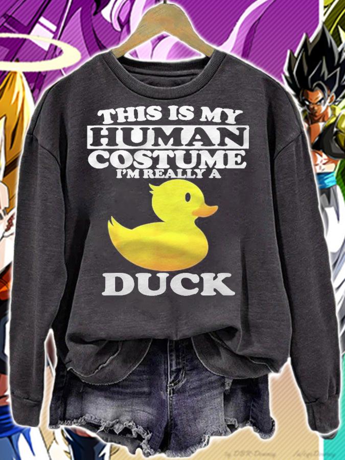 This Is My Human Costume Im Really A Duck Shirt t-shirt