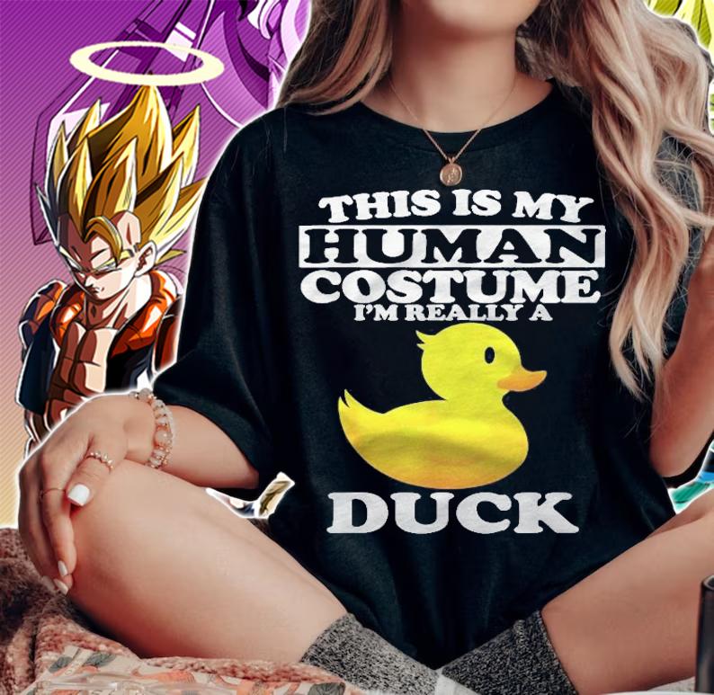 This Is My Human Costume Im Really A Duck Shirt t-shirt