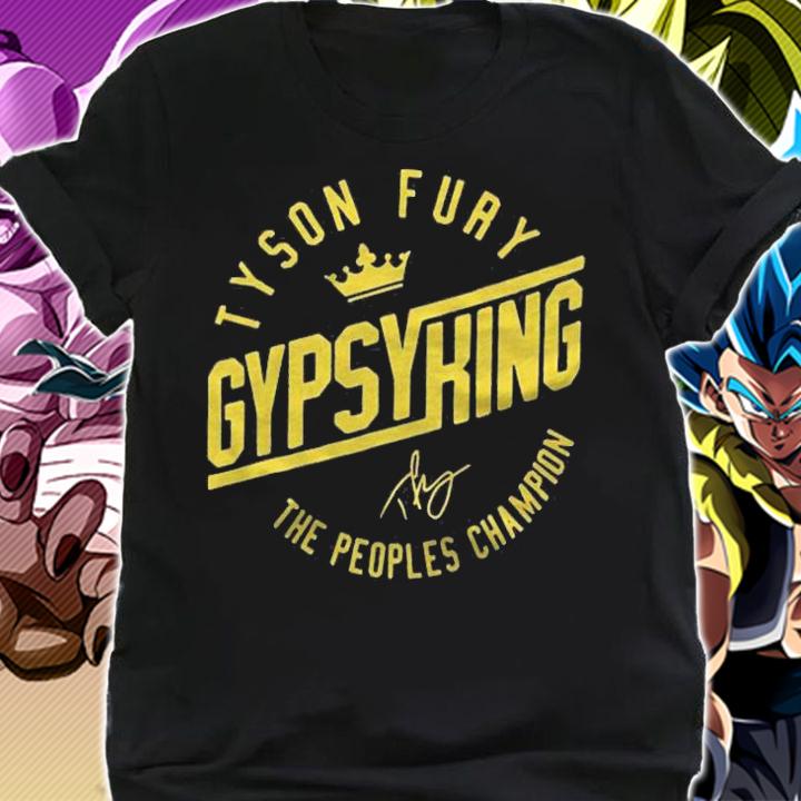 Tyson Fury Gypsy King The Peoples Champion t-shirt