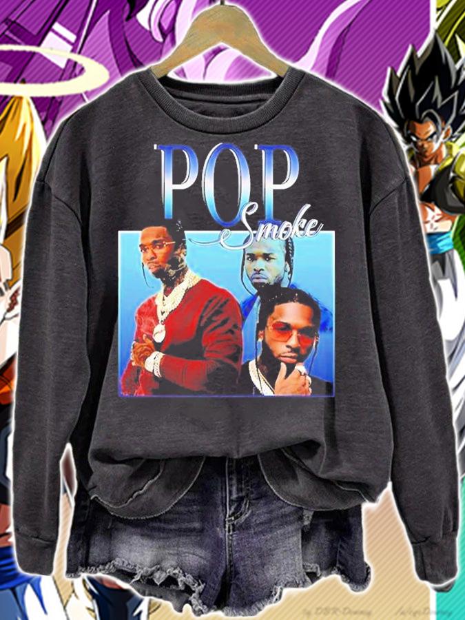 Vintage Pop Smoke Rapper T-Shirt t-shirt sweatshirt