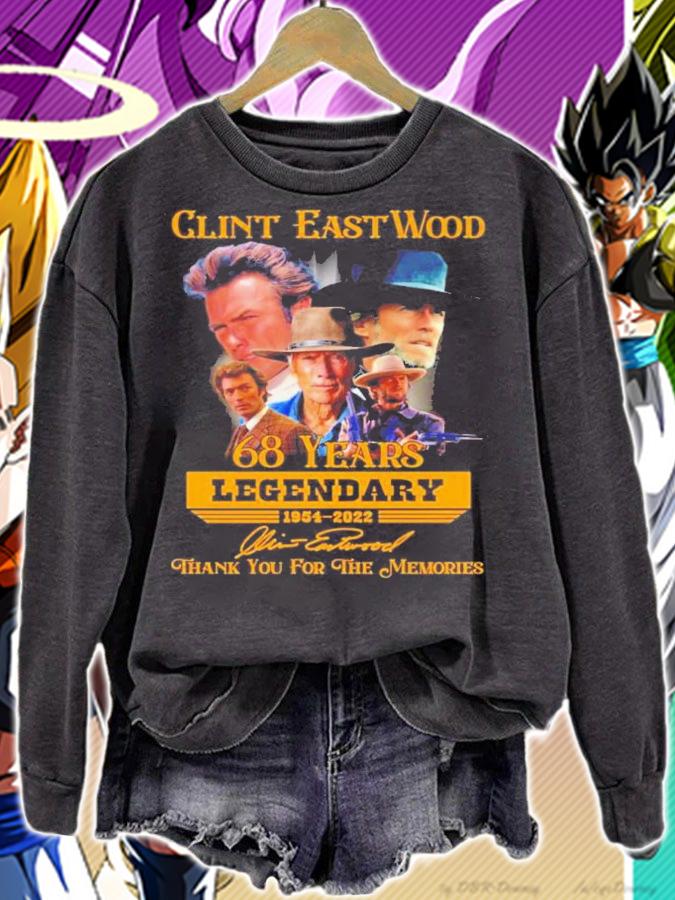 Clint Eastwood 68 Years Legendary 1954-2022 Signatures Thank You For The Memories Shirt t-shirt sweatshirt