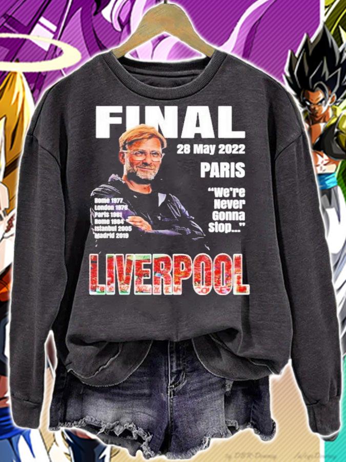 Liverpool European Cup FINAL 2022 Fanmade Shirt t-shirt sweatshirt
