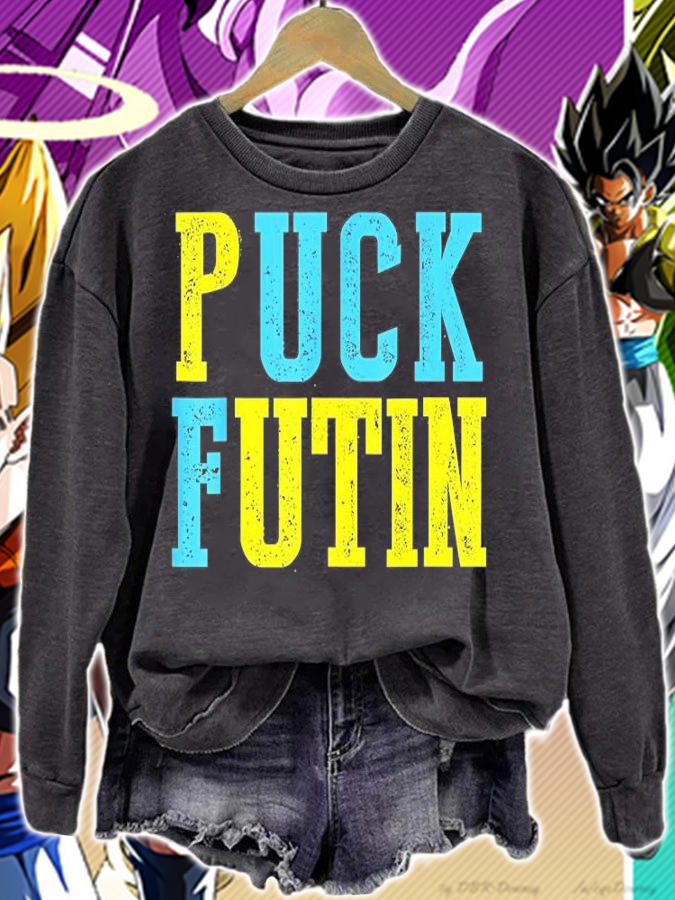 Puck Futin Meme I Stand With Ukraine Ukrainian Lover Support T-Shirt t-shirt sweatshirt