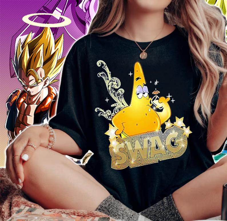 Spongebob Squarepants Patrick Has Swag T-Shirt t-shirt