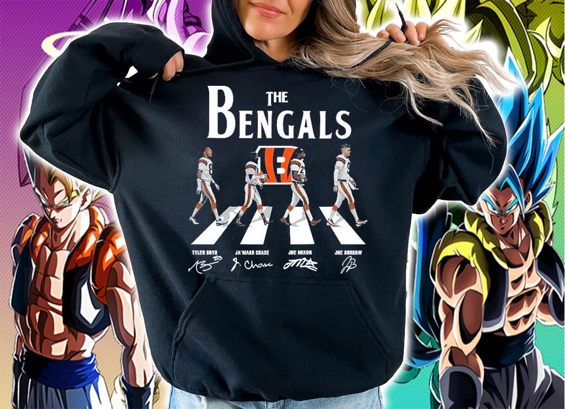 The Bengals Abbey Road signatures Mens Christopher Murray T-Shirt t-shirt