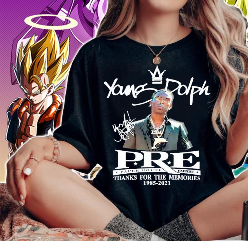 Young Dolph PRE Paper Route Empire Signatures Thanks For The Memories 1985-2021 Shirt t-shirt woman shirt