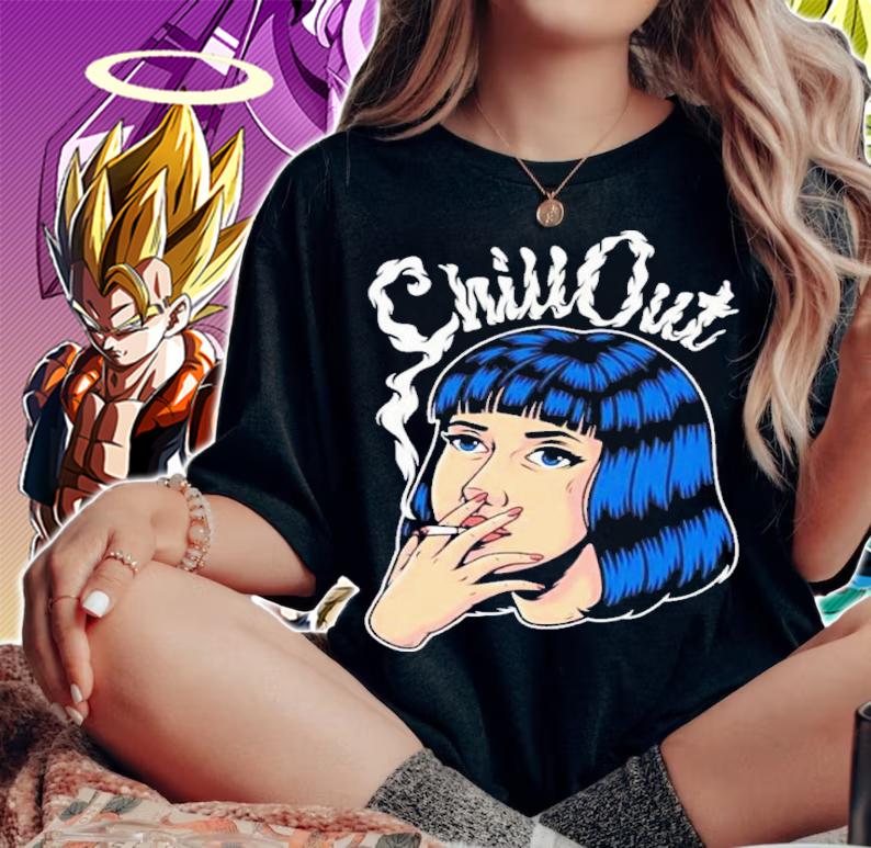 Chill Out Mia Wallace Pulp Fiction Shirt t-shirt woman shirt