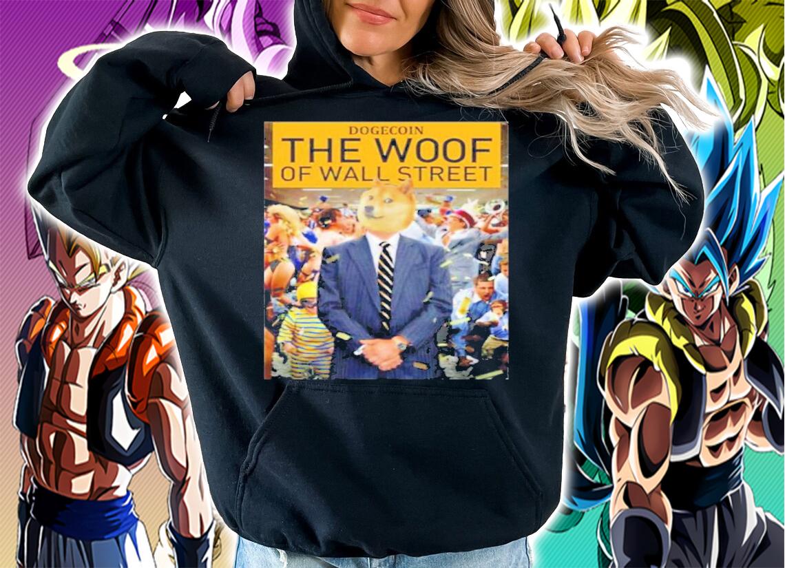 Dogecoin The Woof Of Wall Street Fellas Fellas Shirt t-shirt