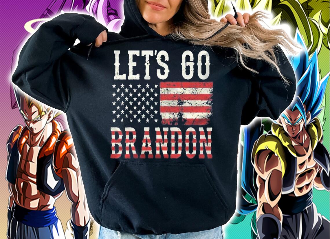 Lets Go Brandon Us Flag Men Women Vintage Graphic Shirt t-shirt hoodie