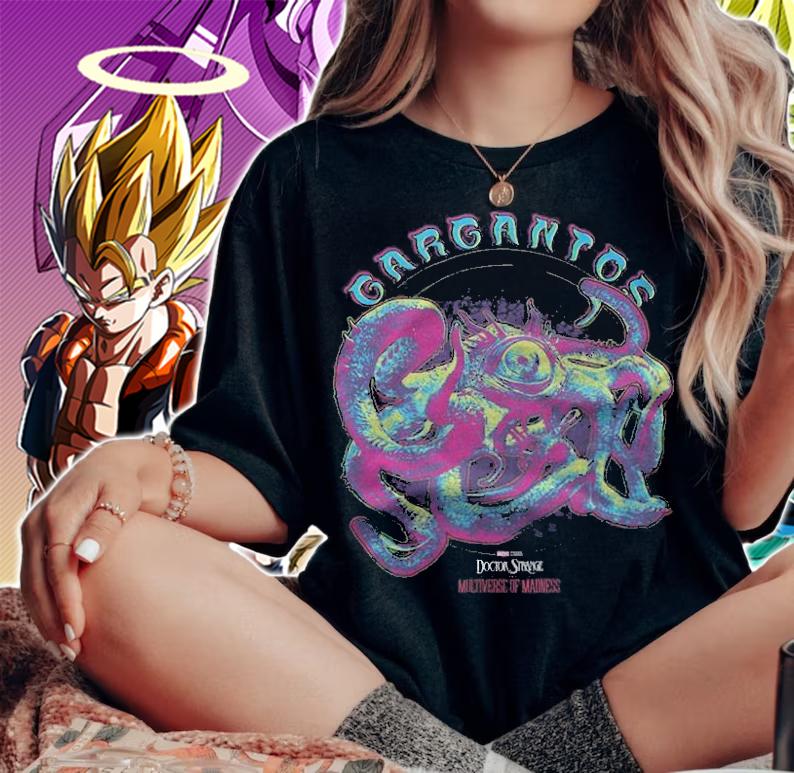 Marvel Dr. Strange Vintage neon Gargantos T-shirt t-shirt