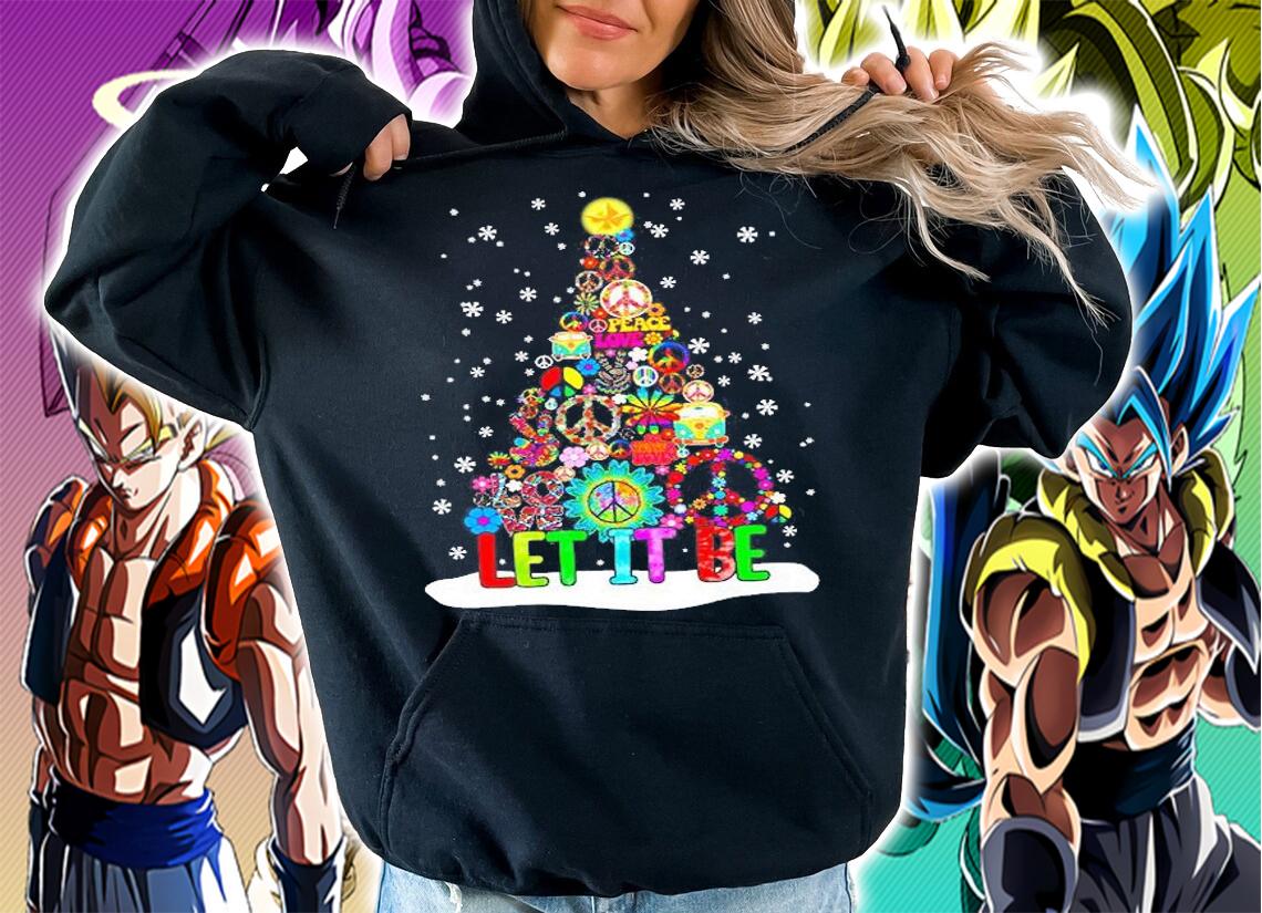 Official Hippie Peace Love Let It Be Christmas Shirt t-shirt