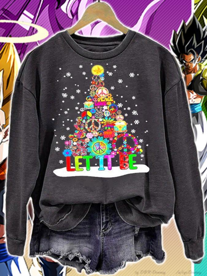 Official Hippie Peace Love Let It Be Christmas Shirt t-shirt