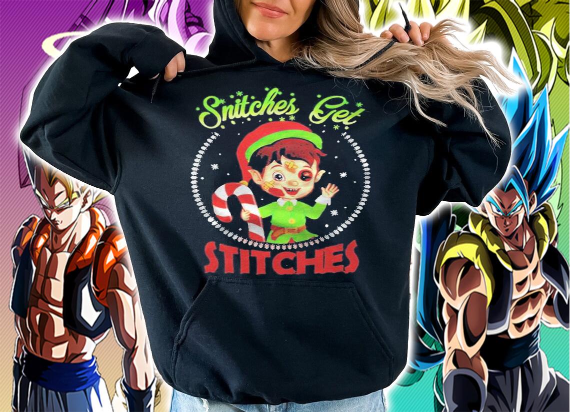 Snitches get stitches sarcasm Elf T-shirt t-shirt