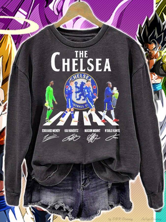 The Chelsea Abbey Road Edouard Mendy Kai Havertz Mason Mount N'golo Kante Signature T-Shirt t-shirt sweatshirt