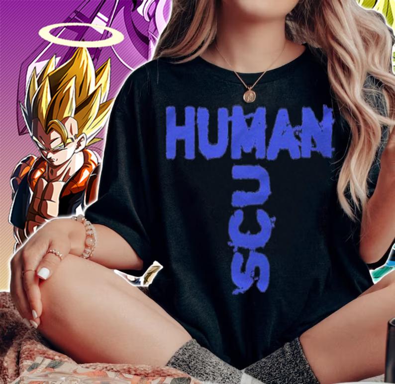 F Joe Biden blue Human Scum T-Shirt t-shirt woman shirt