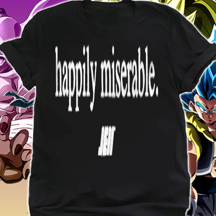 Happily miserable Julian Edelman T-shirt t-shirt