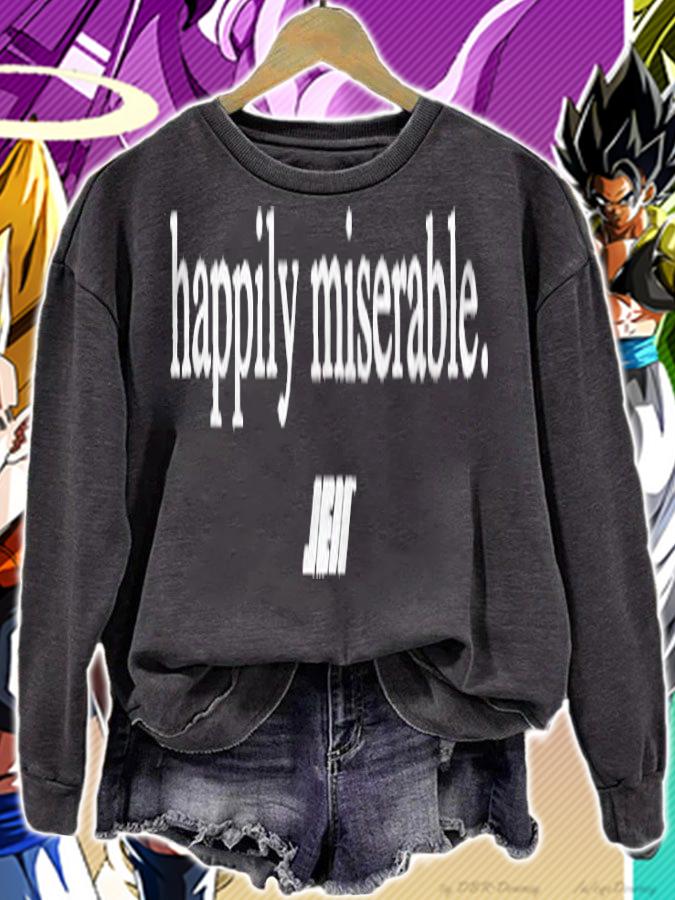 Happily miserable Julian Edelman T-shirt t-shirt