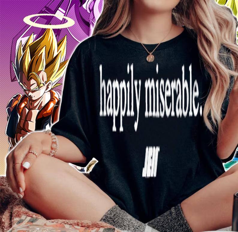 Happily miserable Julian Edelman T-shirt t-shirt
