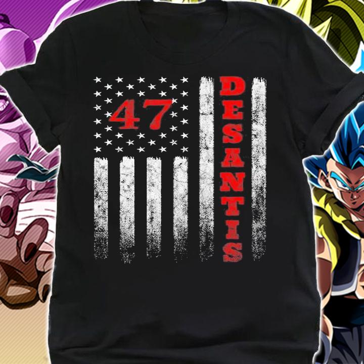 Ron Desantis 2024 American Flag Vintage Faded Distressed USA Flag T-Shirt t-shirt shirt