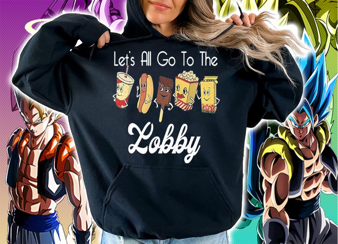 Lets All Go To The Lobby Retro Movie Theatre T-Shirt t-shirt