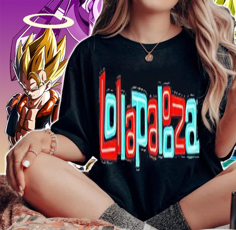 Lollapalooza Festival Logo Shirt t-shirt woman shirt