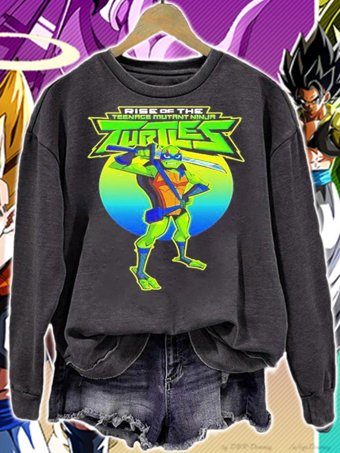 Mademark X Teenage Mutant Ninja Turtles  Rise Of The Teenage Mutant Ninja Turtles Leonardo T-Shirt t-shirt sweatshirt