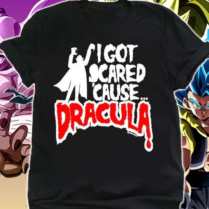 Mmr Rock Merchandise I Got Scared Cause Dracula T-Shirt t-shirt shirt