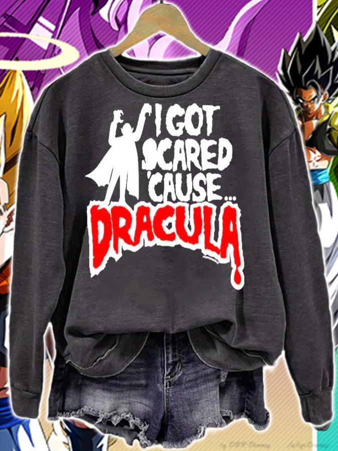 Mmr Rock Merchandise I Got Scared Cause Dracula T-Shirt t-shirt sweatshirt