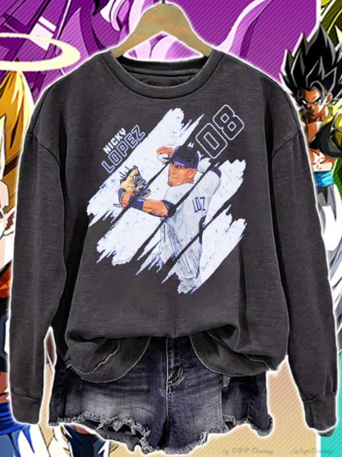 Nicky Lopez Kansas City Stripes Baseball Signatures Shirt t-shirt sweatshirt