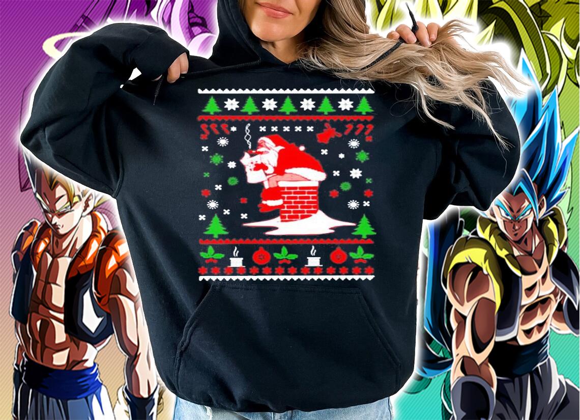 Pooping Santa Claus Ugly Christmas T-Shirt t-shirt hoodie