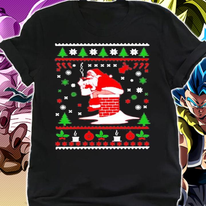 Pooping Santa Claus Ugly Christmas T-Shirt t-shirt shirt