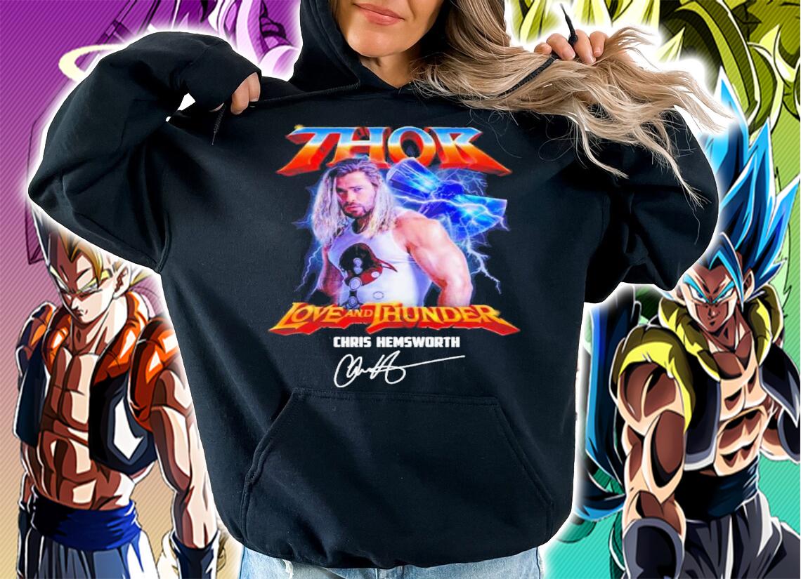 Thor Love And Thunder Christian Hemsworth Signatures Shirt t-shirt hoodie