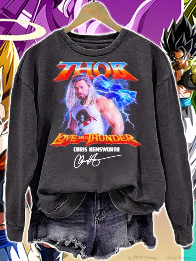 Thor Love And Thunder Christian Hemsworth Signatures Shirt t-shirt sweatshirt