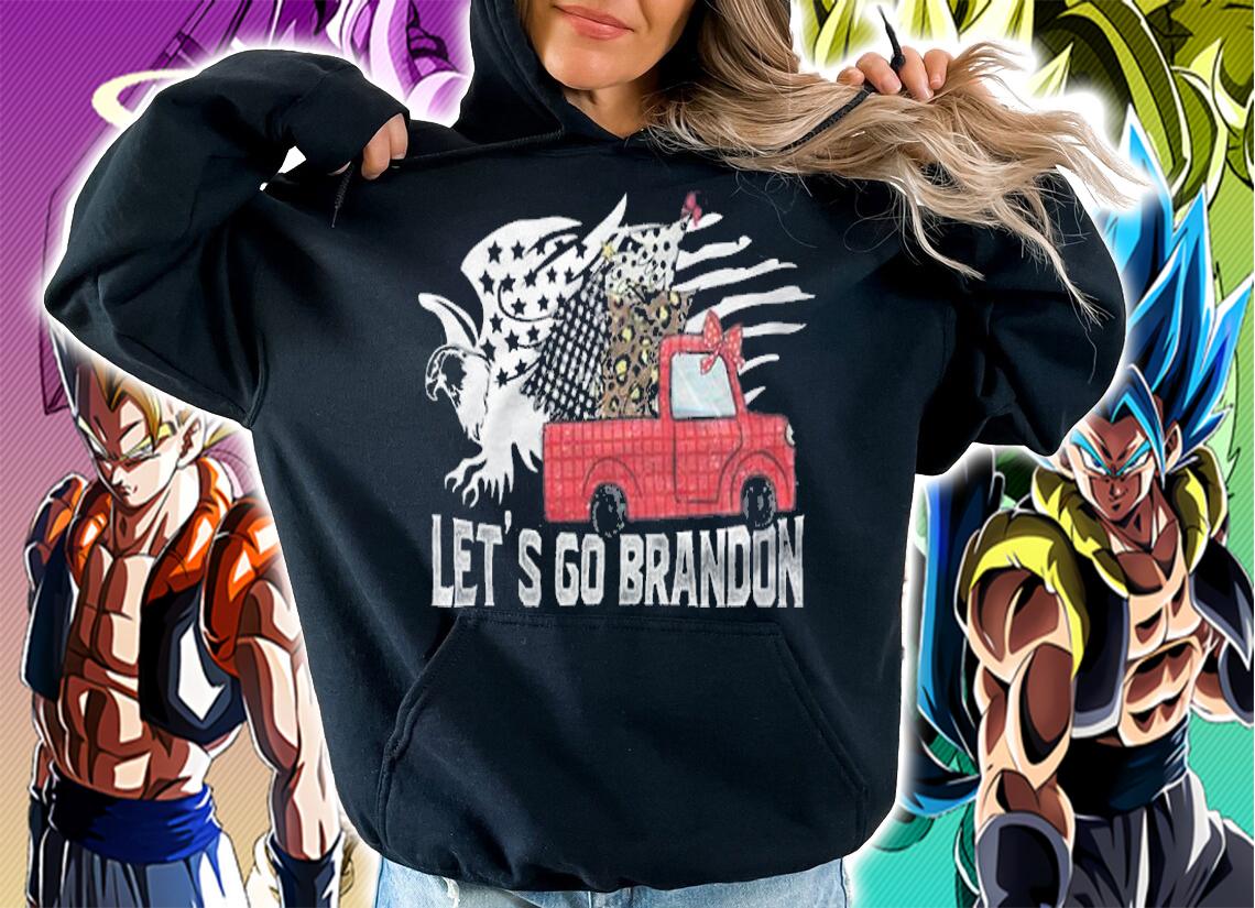 FJB Let's Go Brandon Christmas Tree Truck T-Shirt t-shirt hoodie