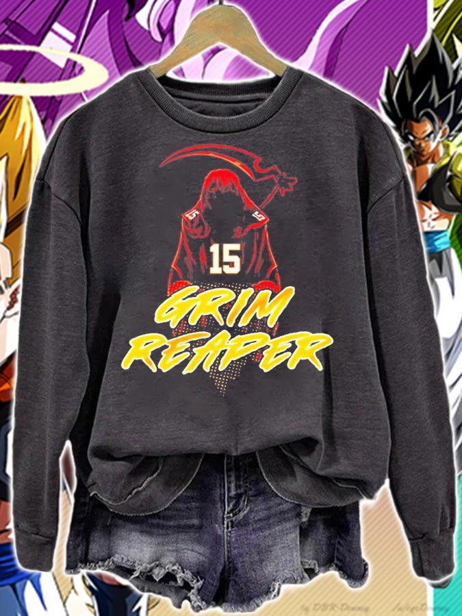 Kansas City Chiefs Patrick Mahomes Grim Reaper When Its Be The T-Shirt t-shirt sweatshirt
