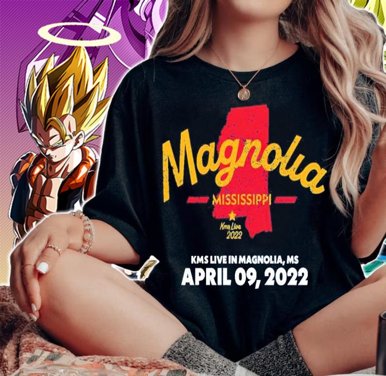 Magnolia Mississippi 2022 KMS Live In Magnolia April 09 2022 Shirt t-shirt woman shirt