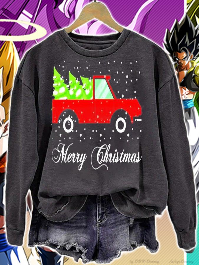 Merry Christmas Vintage Truck Great Family Gift T-Shirt t-shirt sweatshirt