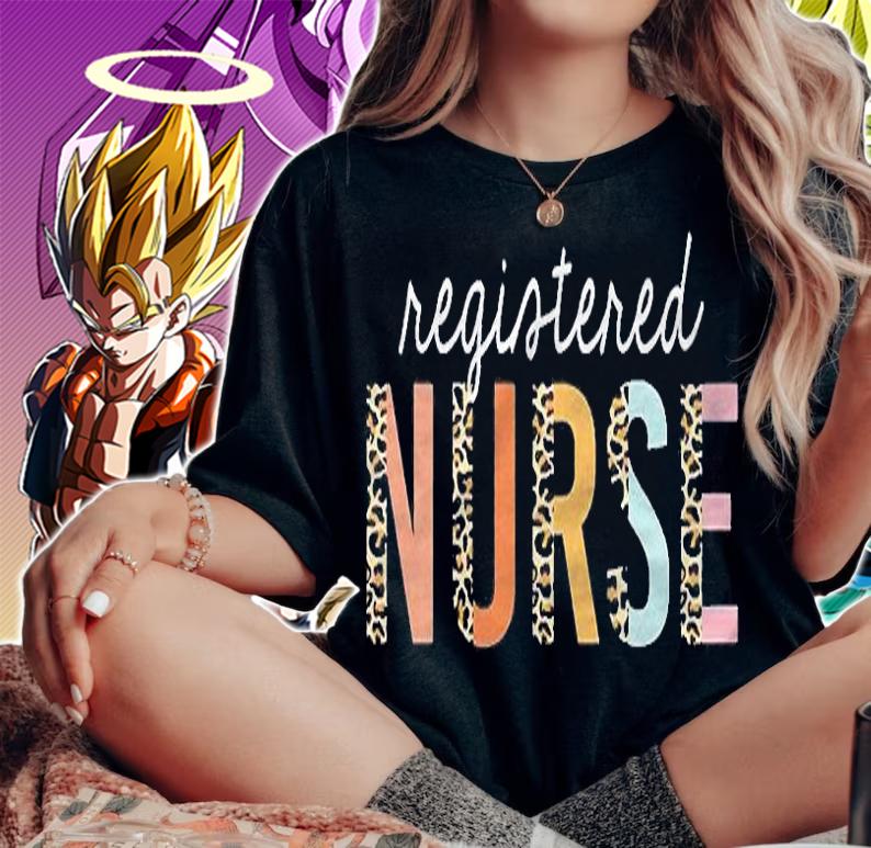 Rn Nurse Leopard Print Registered Nurse Nursing School Women Pullover Shirt t-shirt woman shirt