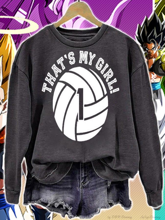 Unique Thats My Girl 1 Volleyball Player Mom Or Dad Gifts T-Shirt t-shirt