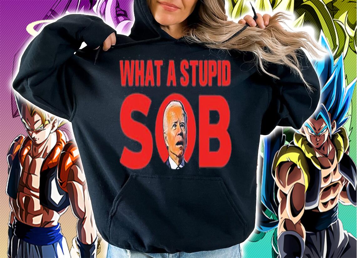 Joe Biden What A Stupid Son Of A Bitch Funny T-shirt t-shirt hoodie